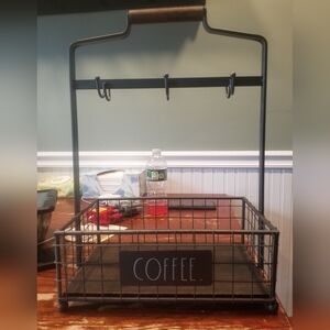 Rae Dunn Metal Coffee Organizer